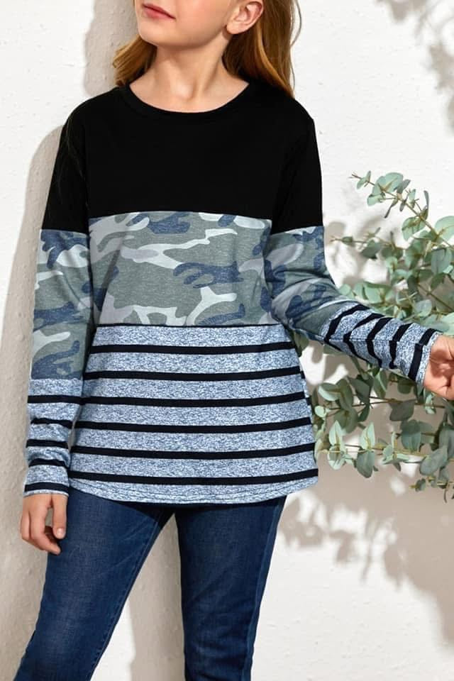 Tri Color Top