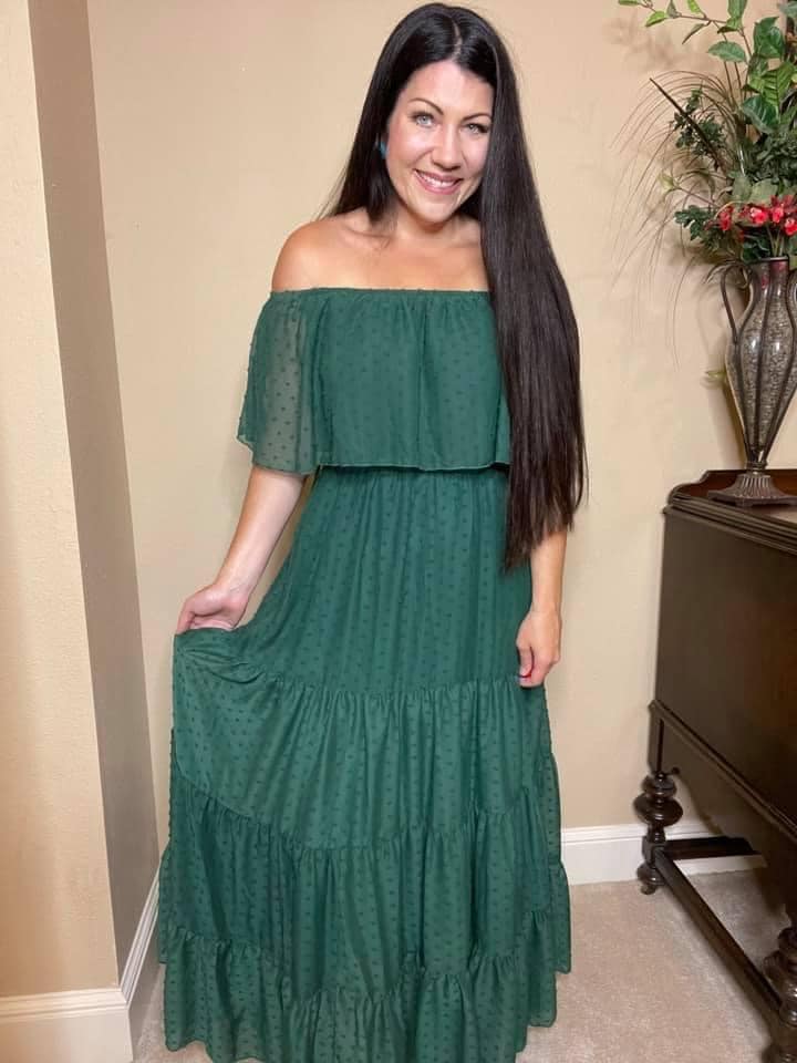 Emerald Maxi Dress- Small only