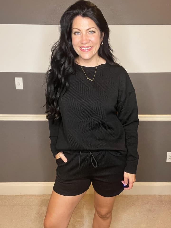 Textured Set- Navy XL only