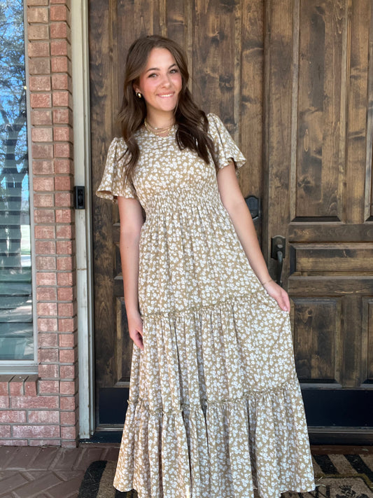 Floral Print Maxi