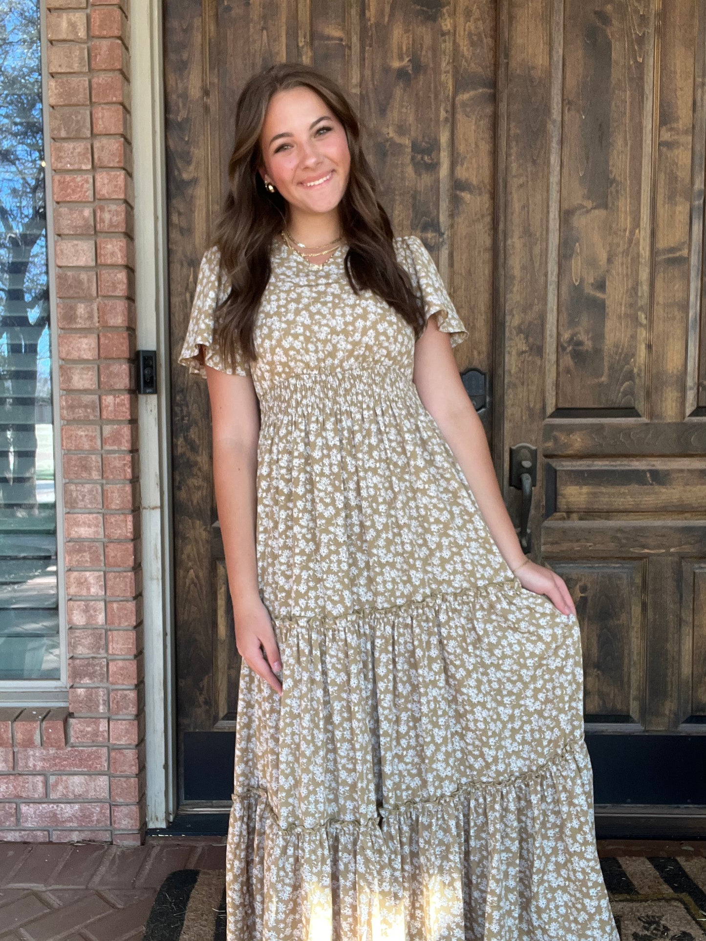 Floral Print Maxi