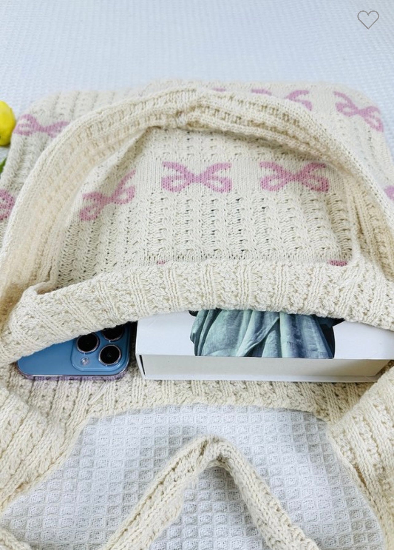 Crochet Bow Tote