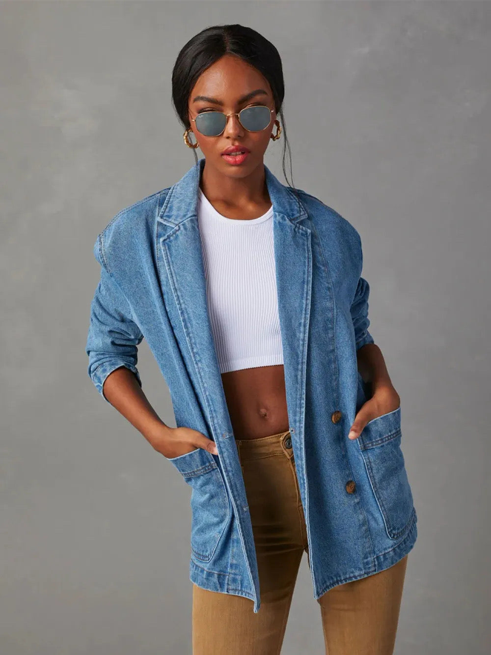 Denim Blazer - XL only