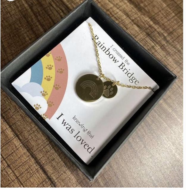 Rainbow Bridge Memory Necklace