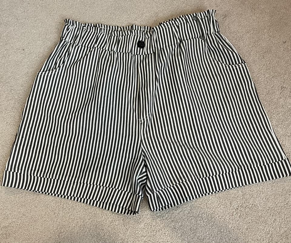 Pinstripe Shorts