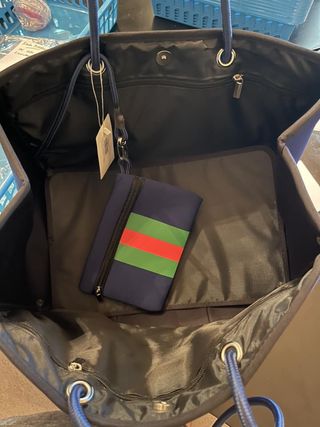 Navy Tote Bag