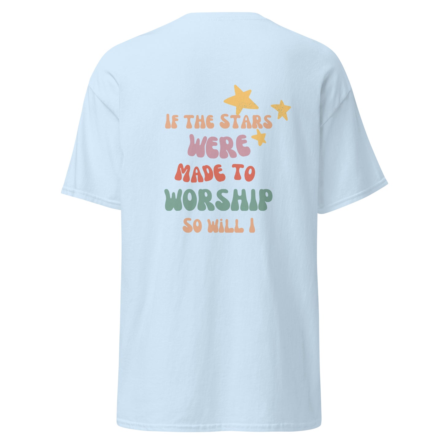 If the stars colorful tee (back design)