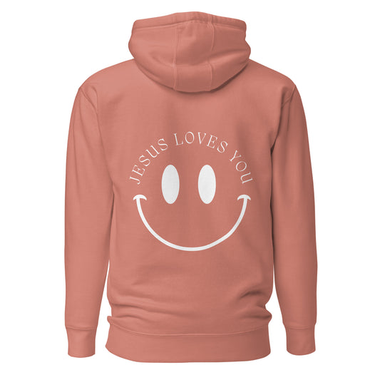 Jesus loves you hoodie (back design)